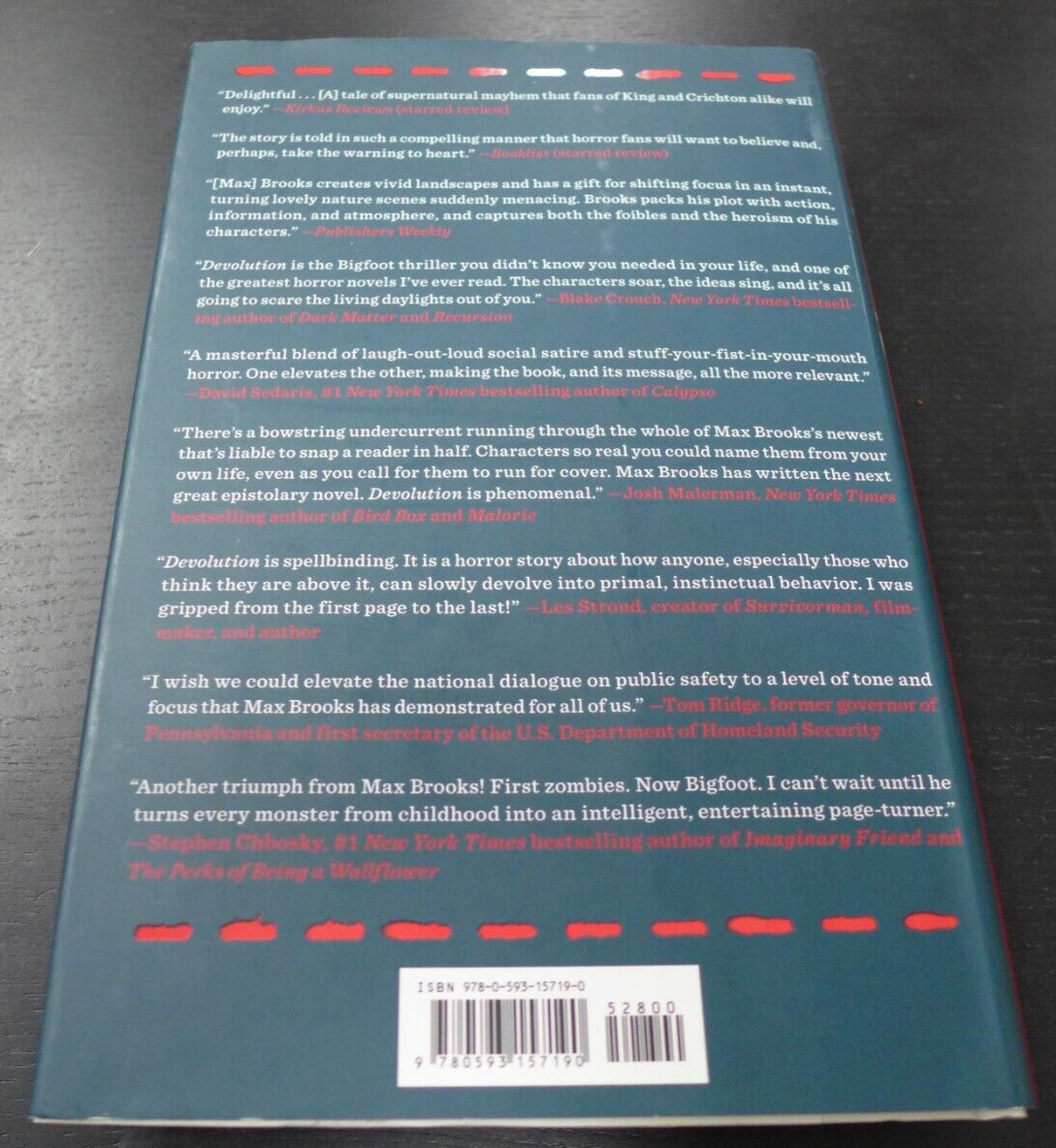MAX BROOKS/ WORLD WAR Z✎AUTOGRAPHED✎”DEVOLUTION” NEW SIGNED BOOK 2020
