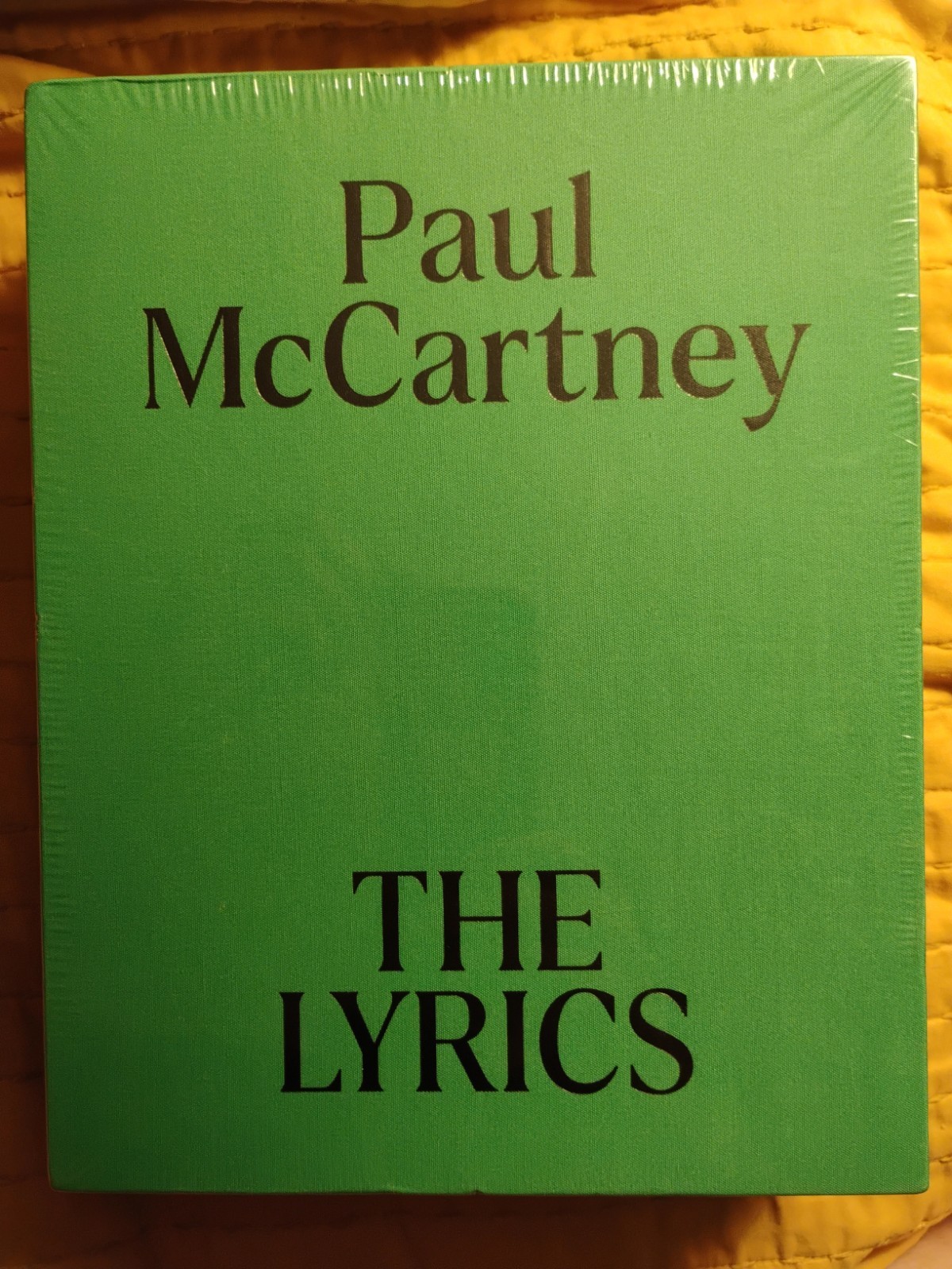 Lyrics : 1956 to the Present by Paul McCartney (2021, Hardcover) Never Opened!!