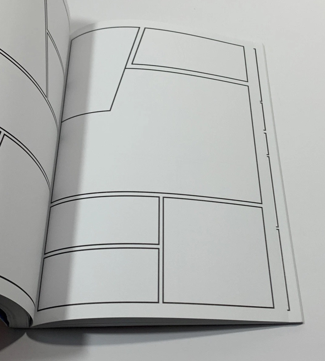 Create Comics: A Sketchbook: Over 50 Pages Of Lessons and Tips Paperback Book