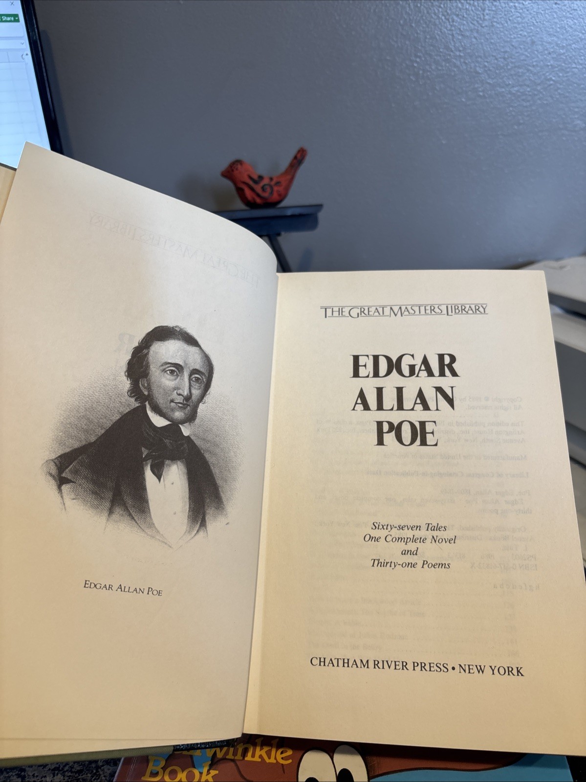 Edgar Allan Poe, 1986, Chatham River Press, 753 Pages! HC Edition
