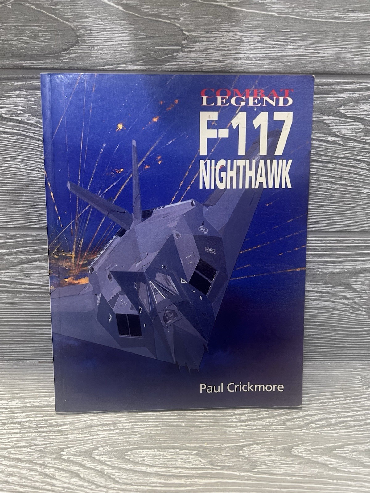 F-117 Nighthawk Paperback Crickmore Plane Military Photographs History