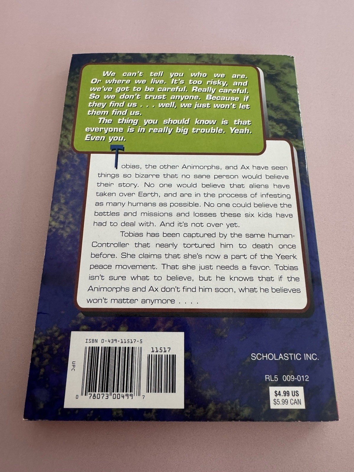 K.A. Applegate Animorphs – #43: The Test First Edition First Printing