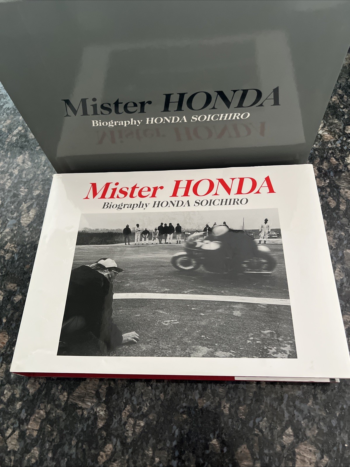 Mister Honda : Biography of Honda Soichiro, 1998 English Edition HB/DJ + Case