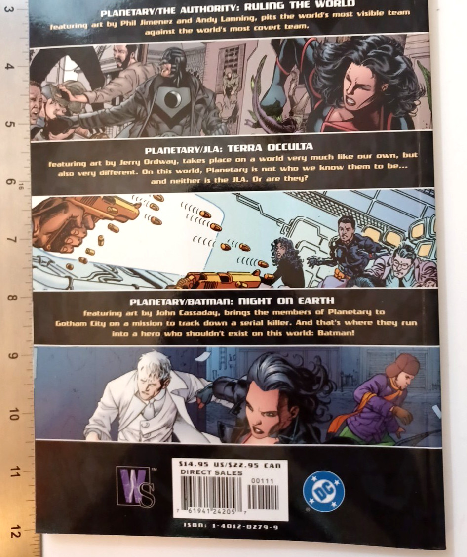 PLANETARY: CROSSING WORLDS Warren Ellis John Cassaday Batman Paperback
