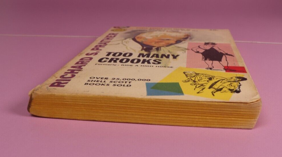 Too Many Crooks by Richard S. Prather 1963 Vintage Gold Medal Paperback k1282