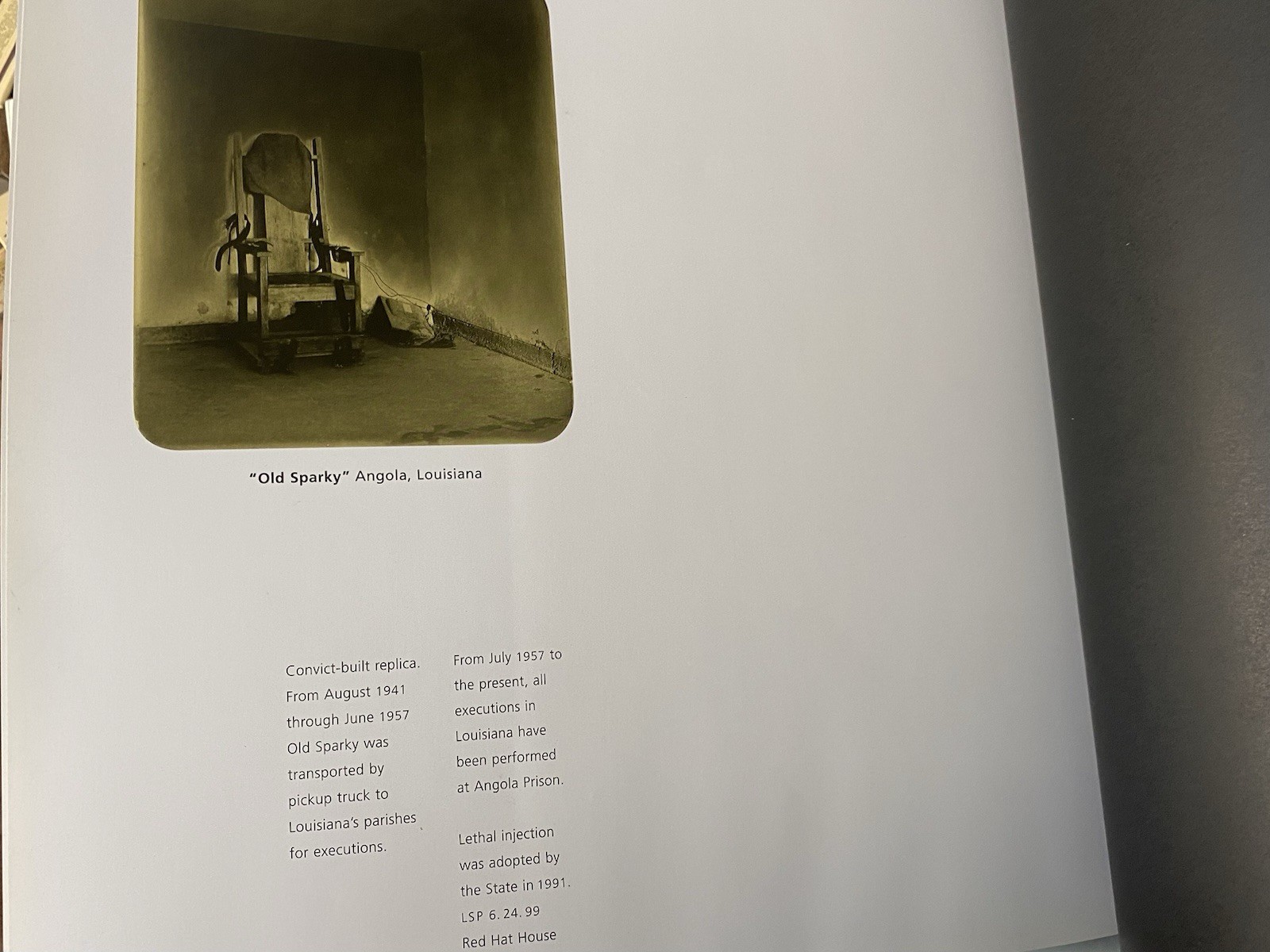 Prisoners Of Louisiana One Big Self 2003 Twin Palms Pub. Prison Book Photographs