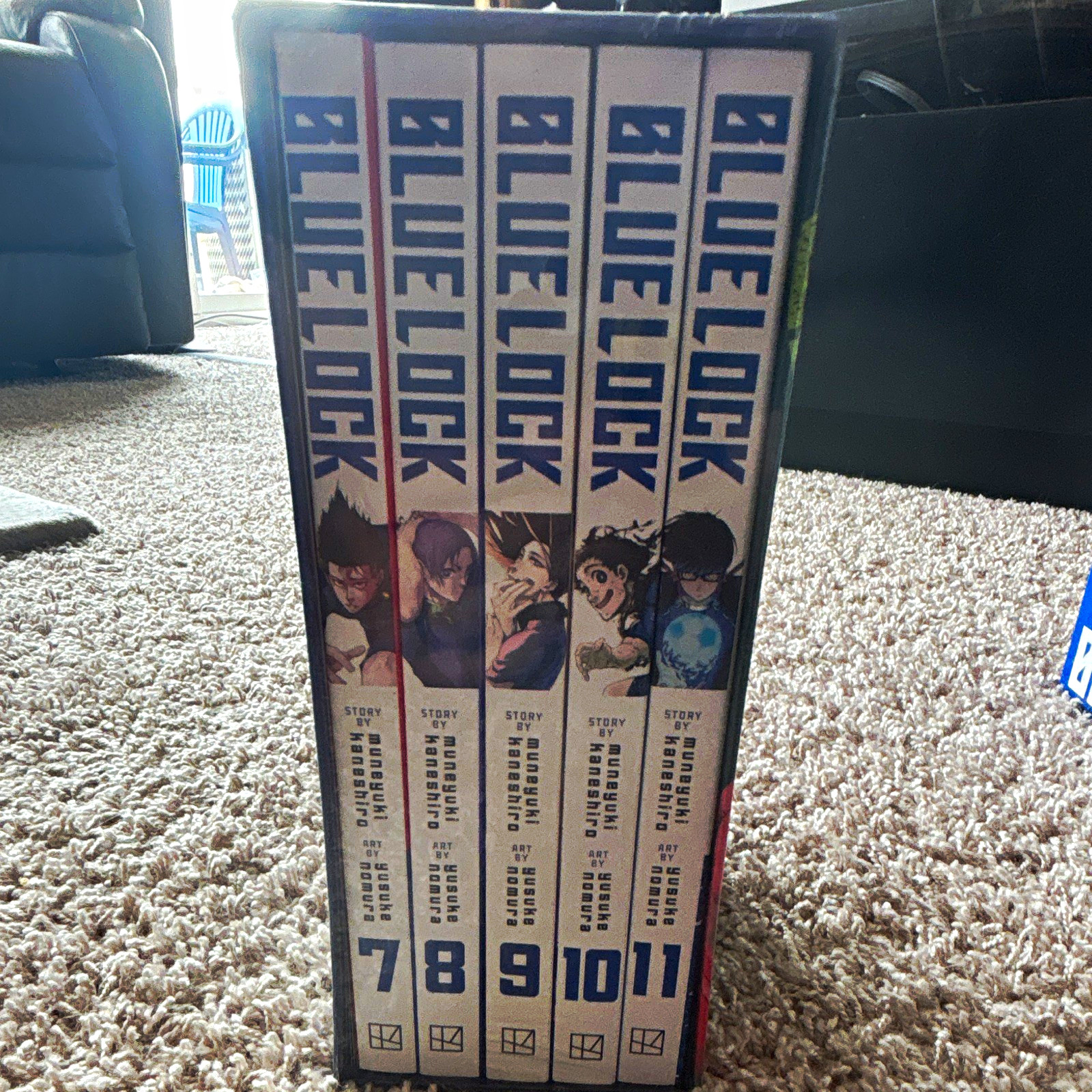 Blue Lock Season 1 Part 2 Manga Box Set Vols 7-11 English + Poster