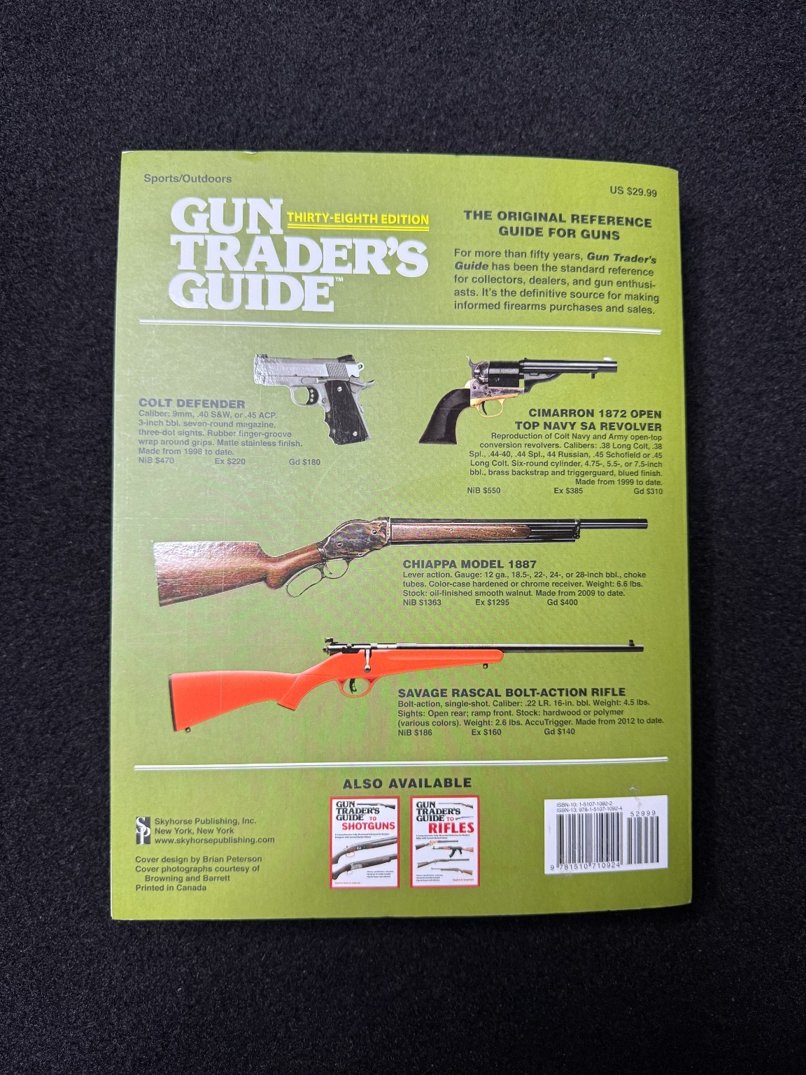 Gun Trader’s Guide Robert Sadowski 2016 38th Edition Firearms Reference Book