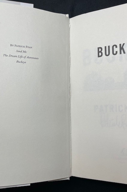 BUCKEYE: A NOVEL – Patrick Ryan (Signed/First Edition)