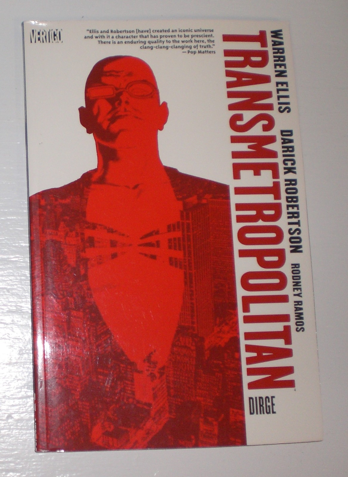 2010 Transmetropolitan 8 Dirge by Warren Ellis Graphic Novel paperback book