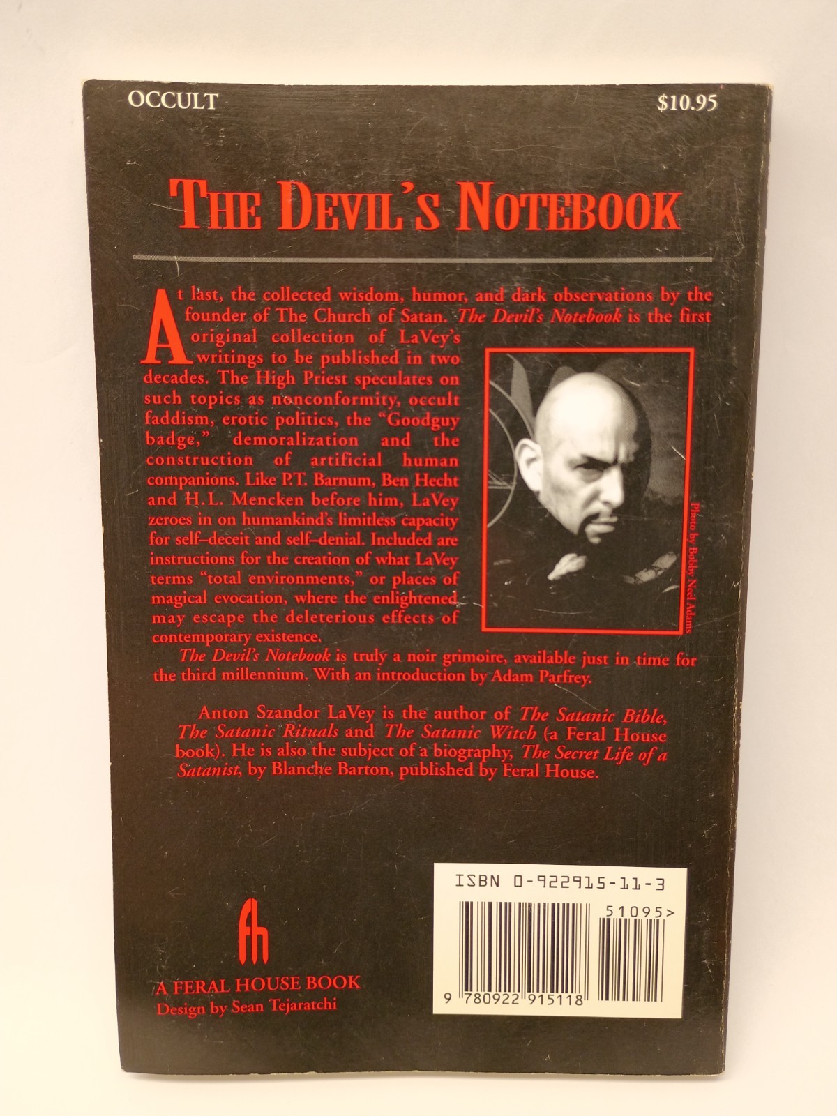 The Devil’s Notebook – Paperback By LaVey, Anton Szandor