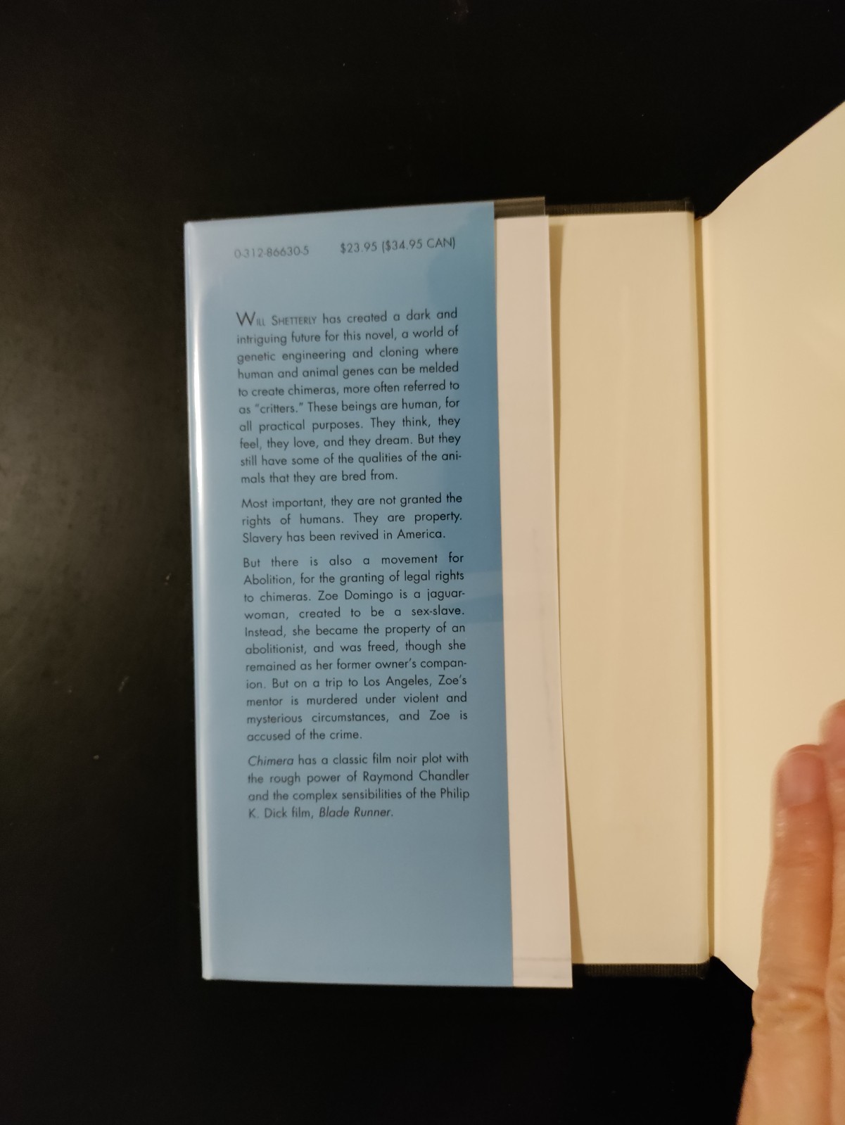 Chimera by Will Shetterly 2000 HCDJ First Edition/1st Printing