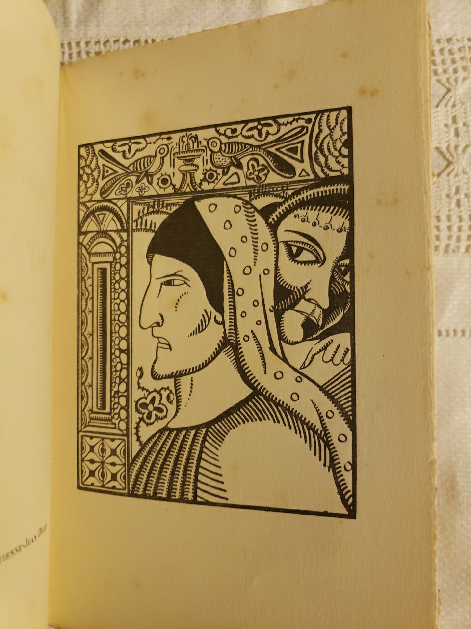 Vita Nova by Dante Alighieri French Book 1924 Deco Illustrations By GIO COLUCCI