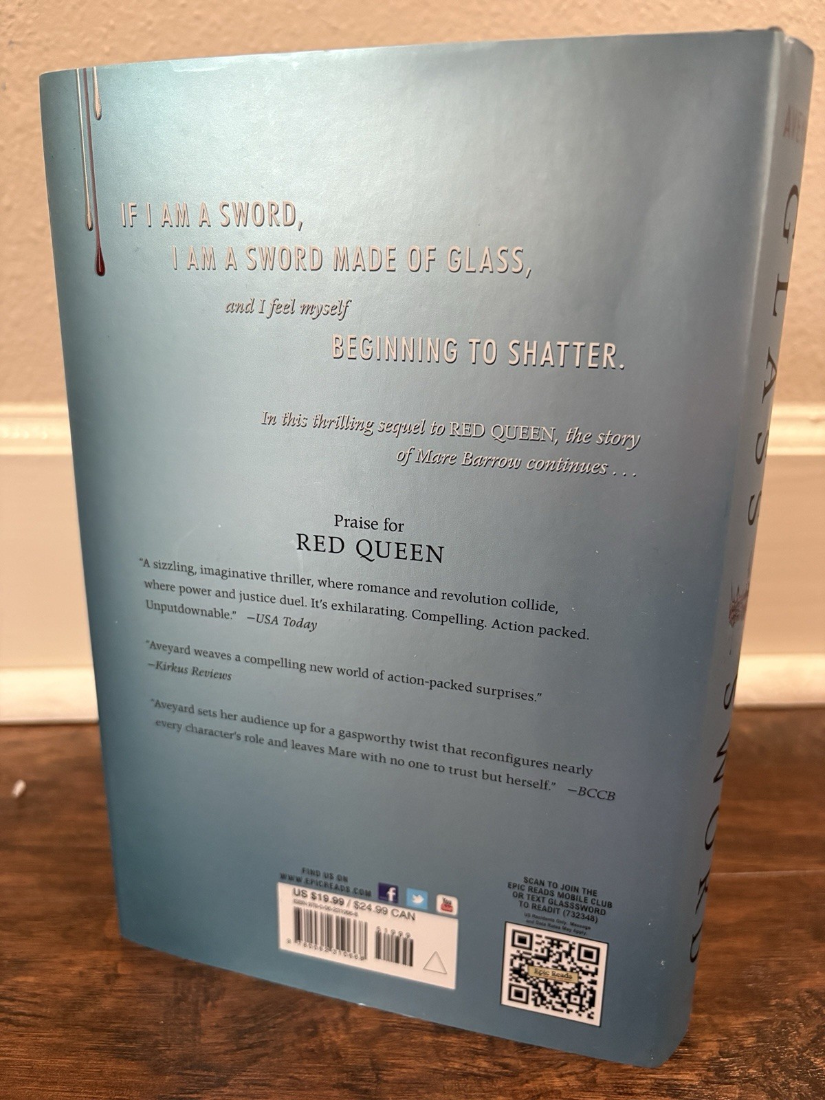Victoria Aveyard Red Queen & Glass Sword Hardcover Book Lot English