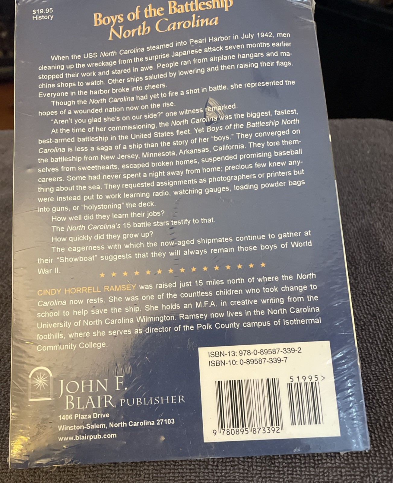 Boys of the Battleship North Carolina (Paperback or Softback)