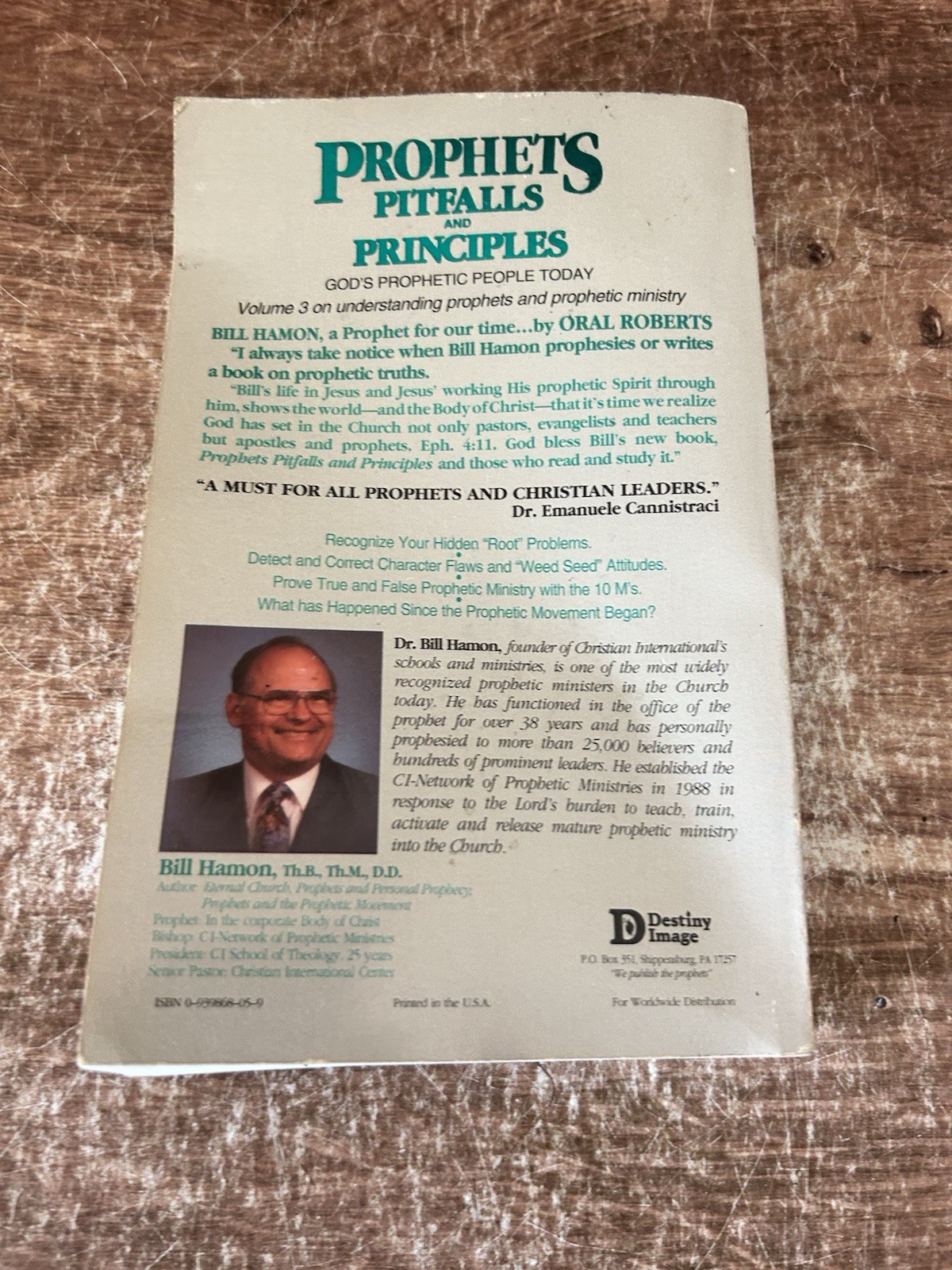 Prophets Pitfalls and Principles: God’s Prophetic People Today by Hamon, Bill