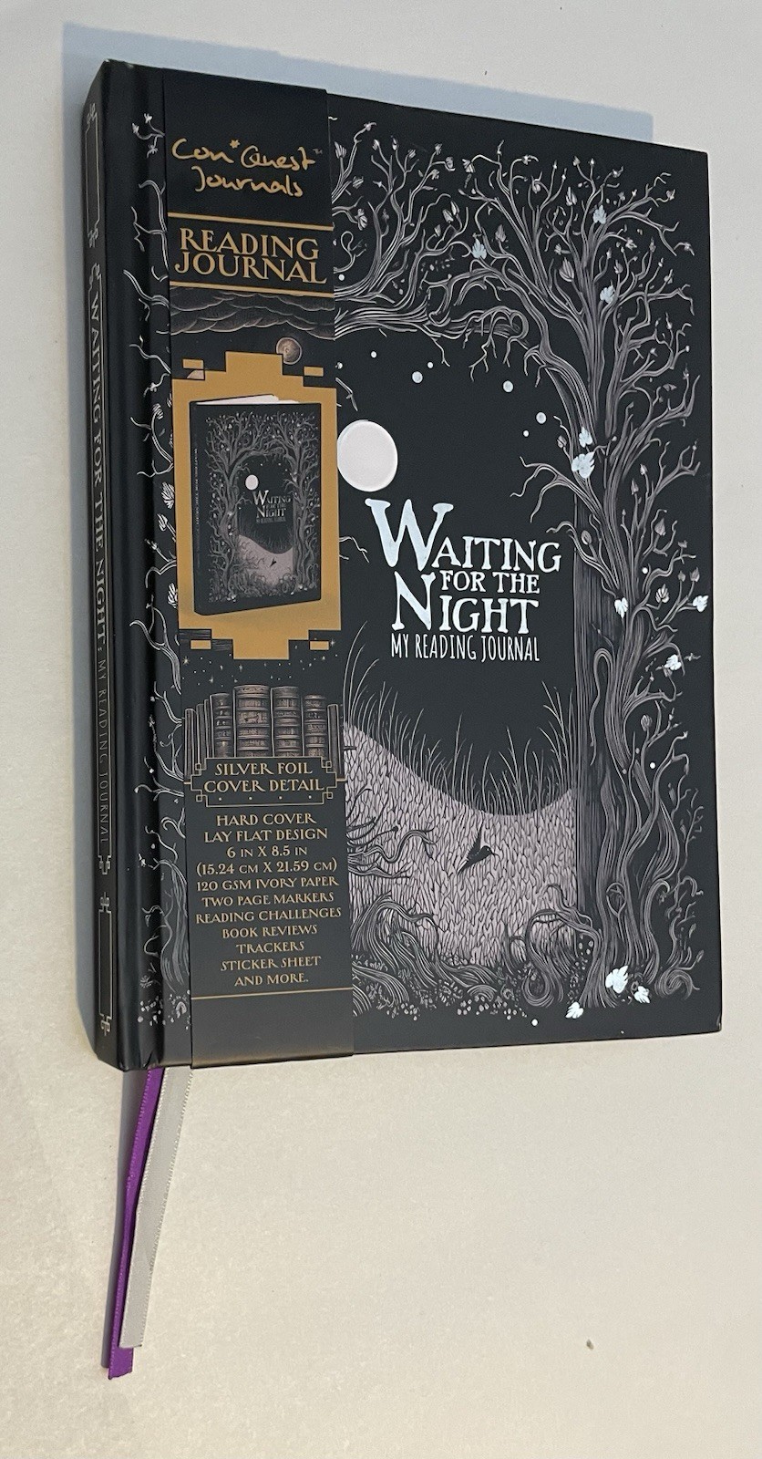 Waiting For The Night My Reading Journal 150 Pages Reading Journal Con Quest