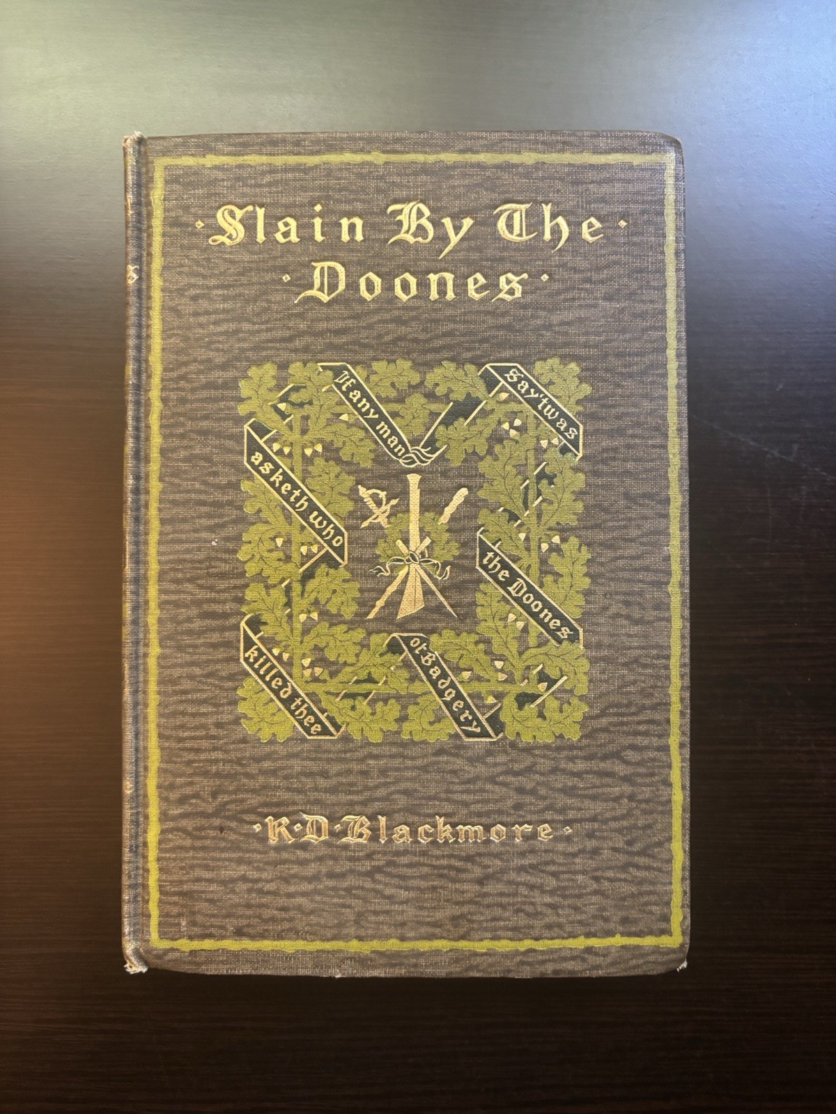 Slain by the Doones R.D. Blackmore 1895 Dodd Mead HC Illustrated Gilt Binding