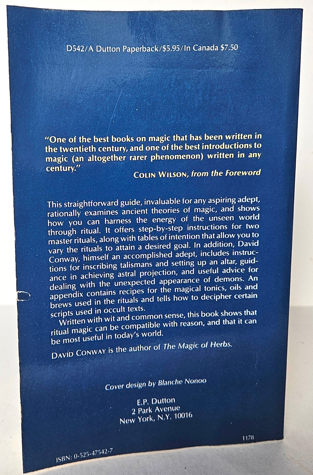 Ritual Magic: An Occult Primer by David Conway First edition, Out of Print