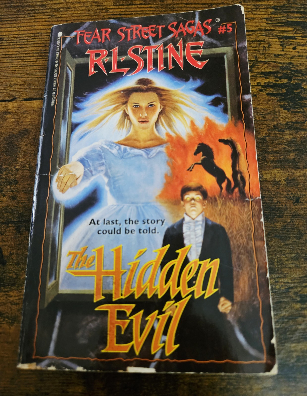 R.L. Stine Fear Street Sagas #5: The Hidden Evil Paperback Horror Simon Pulse