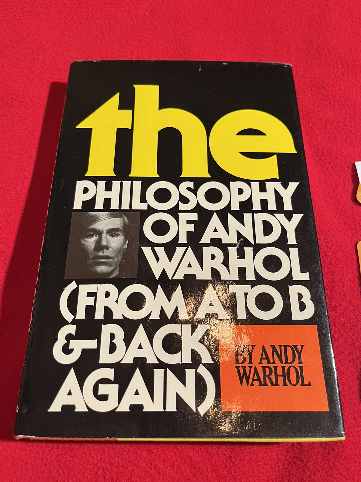 🔥 Andy Warhol Book Tomato Soup Label Photo UNIQUE RARE ARTIST SIGNED AWESOME