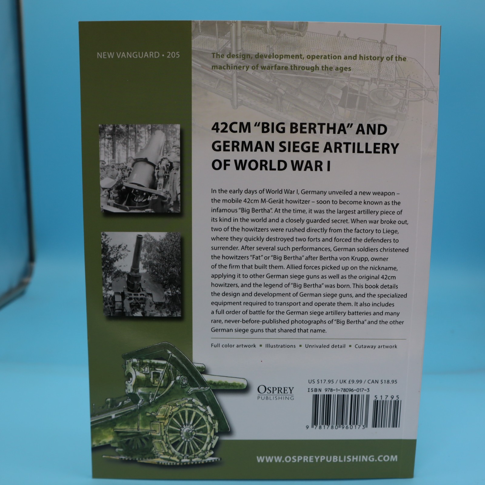 42cm “BIG BERTHA” IN WW1 by M. RUPP (2013, Trade Paperback) OSPREY
