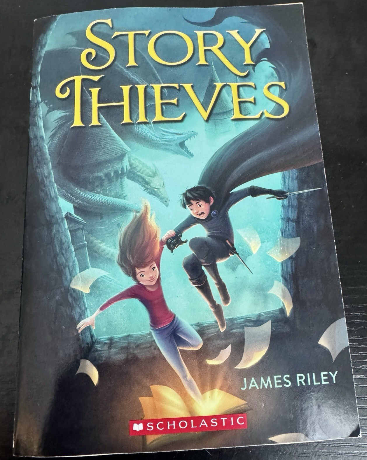 Story Thieves (Story Thieves) James Riley Paperback Scholastic 2015 Ages 9-12