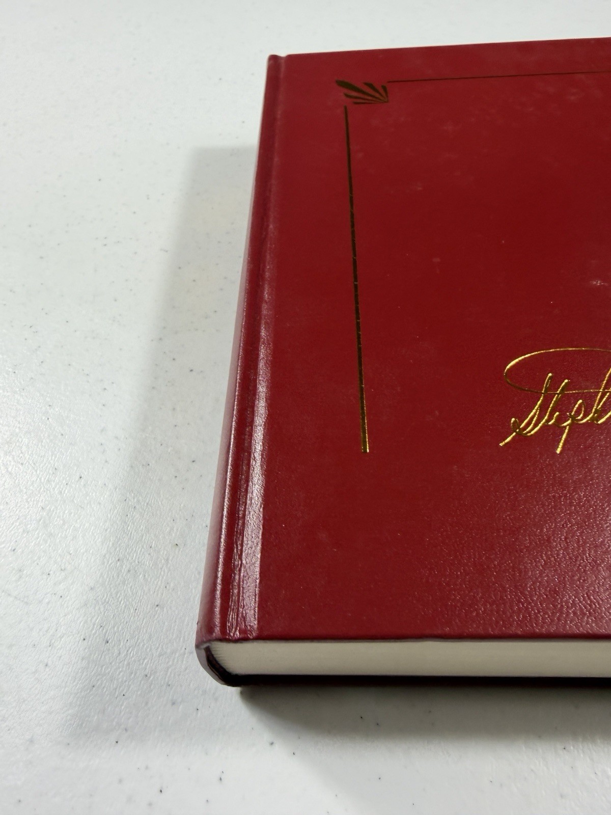 Stephen King Skeleton Crew HC Red Leather Library Edition G.P. Putnam’s Son Rare