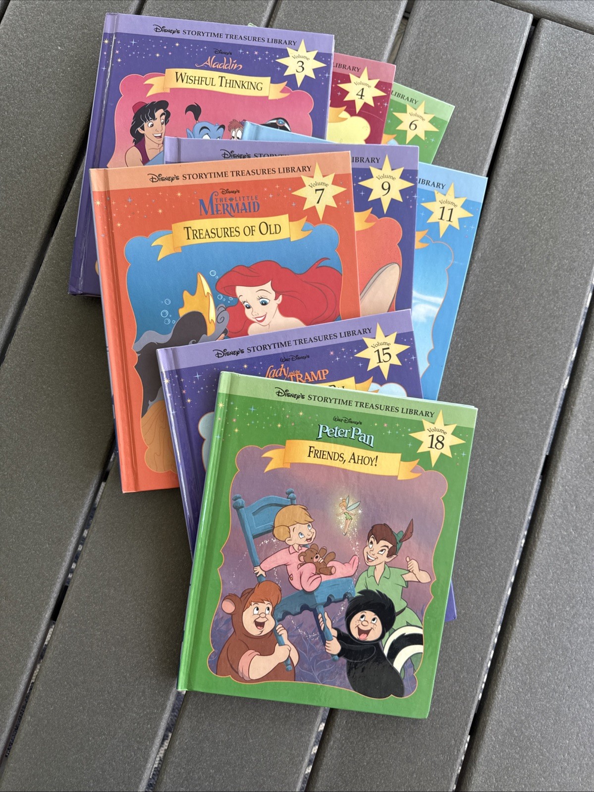 Disney’s Storytime Treasures Library Volumes 3,4,6,7,9,11,15,18 Titles In Pics