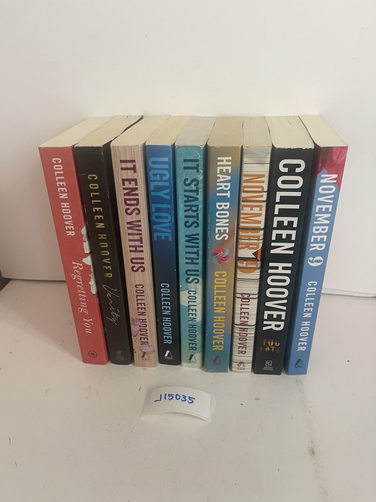 Colleen Hoover Lot 9 Books First Edition Trade Paperback Mixed titles & Years