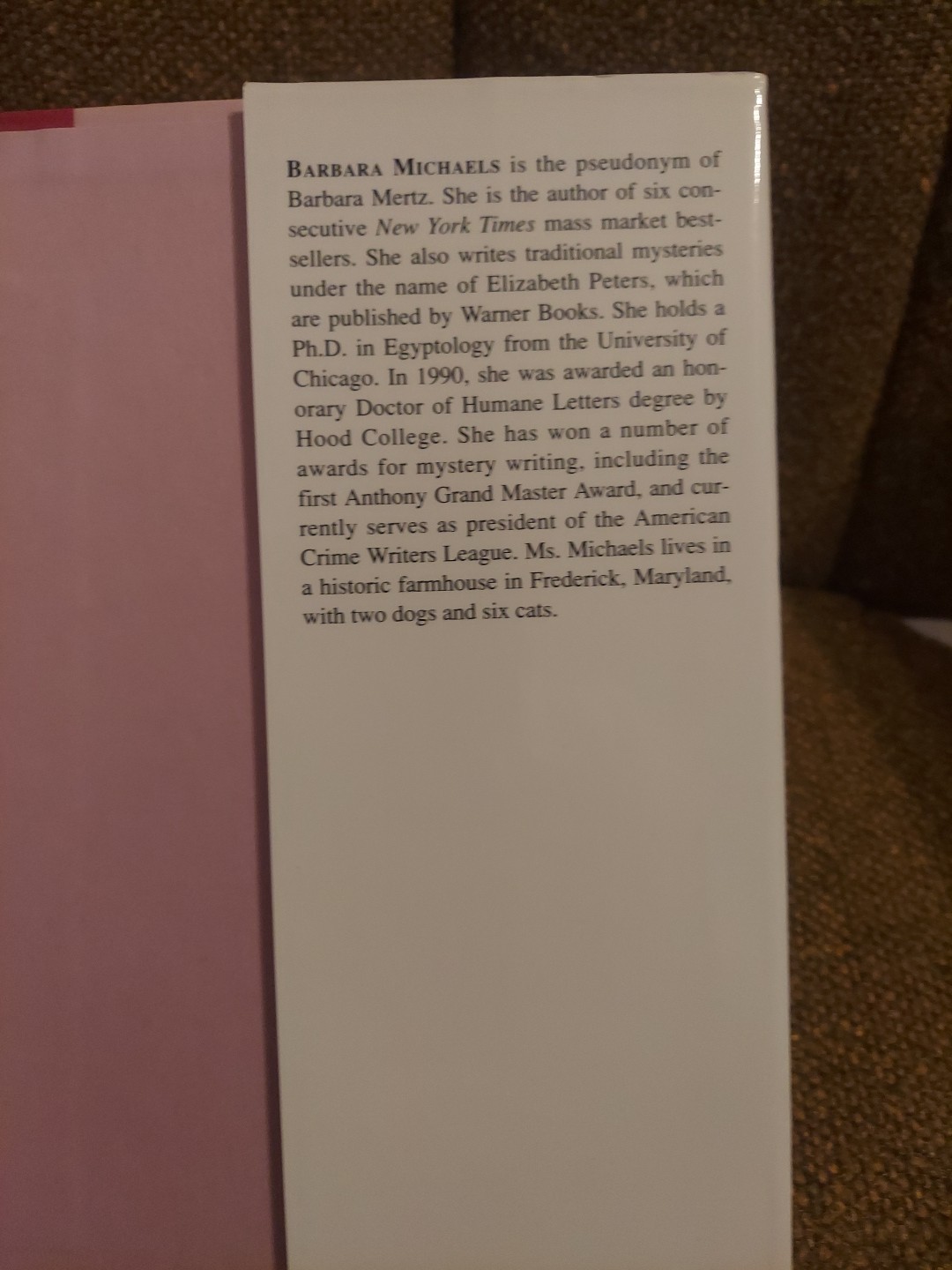 Vanish with the Rose by Barbara Michaels (1992, Hardcover)