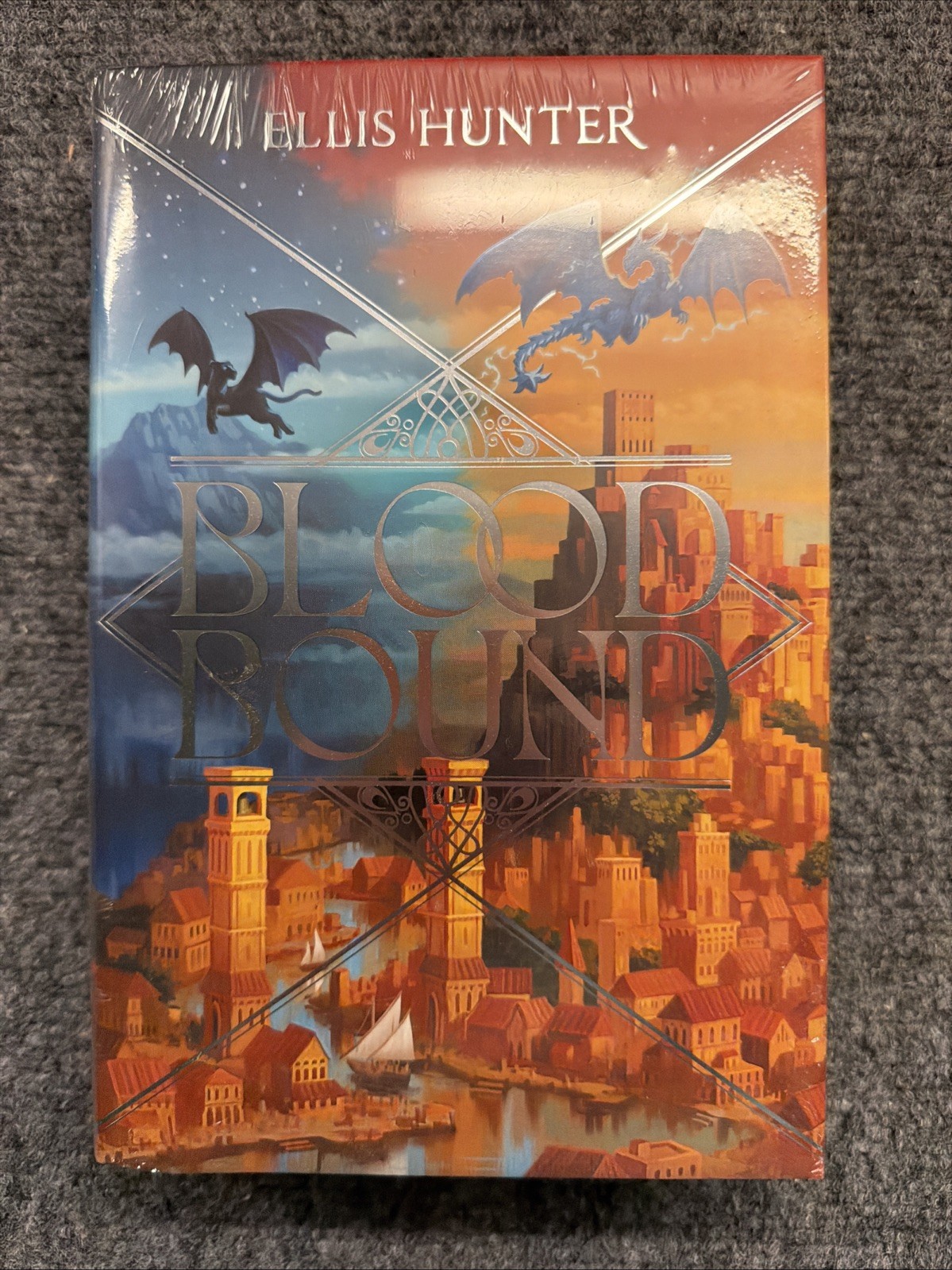 Blood Bound By Ellis Hunter Illumicrate Special Edition Sprayed Edges Signed