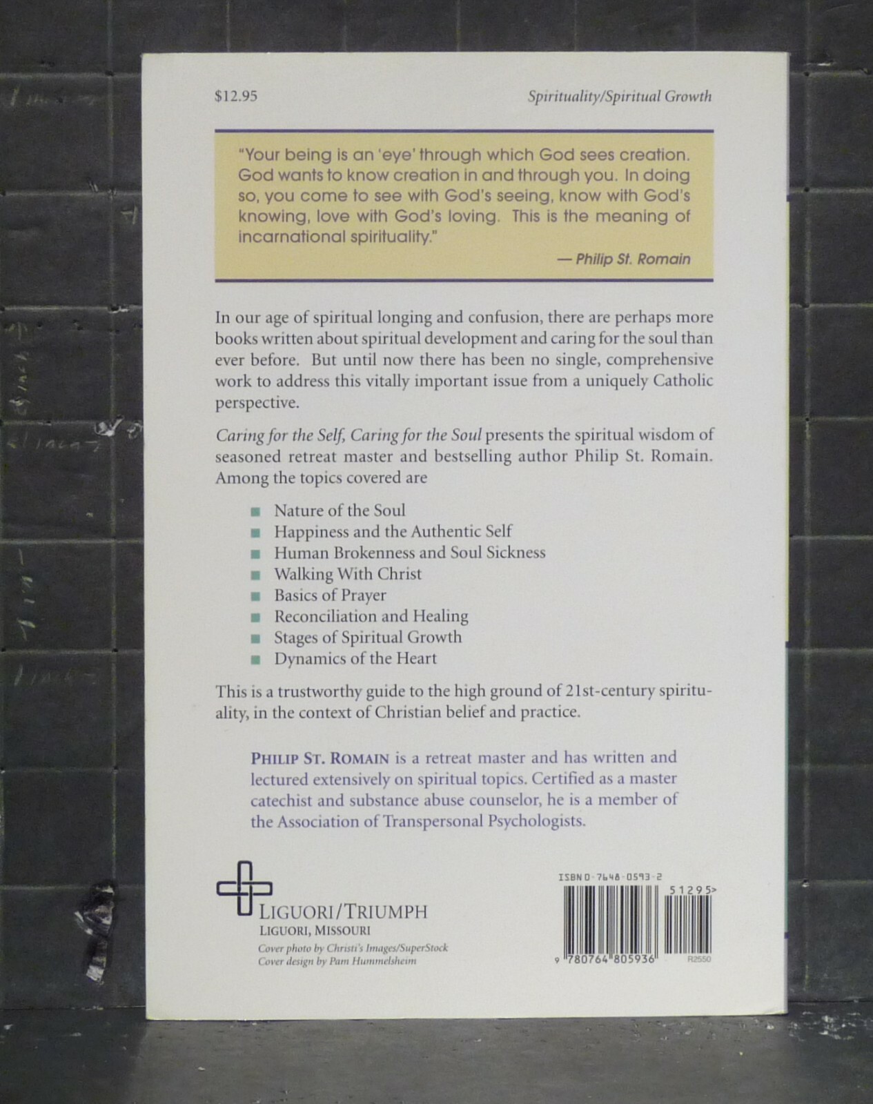 Caring for the Self, Caring for the Soul : A Book of Spiritual Development 1576