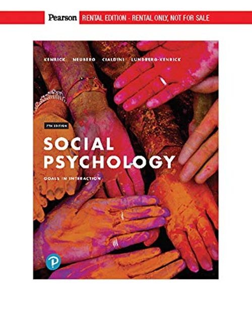 Social Psychology by Douglas T. Kenrick