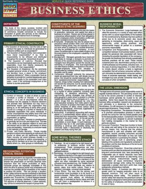Business Ethics Inc. BarCharts Publishing