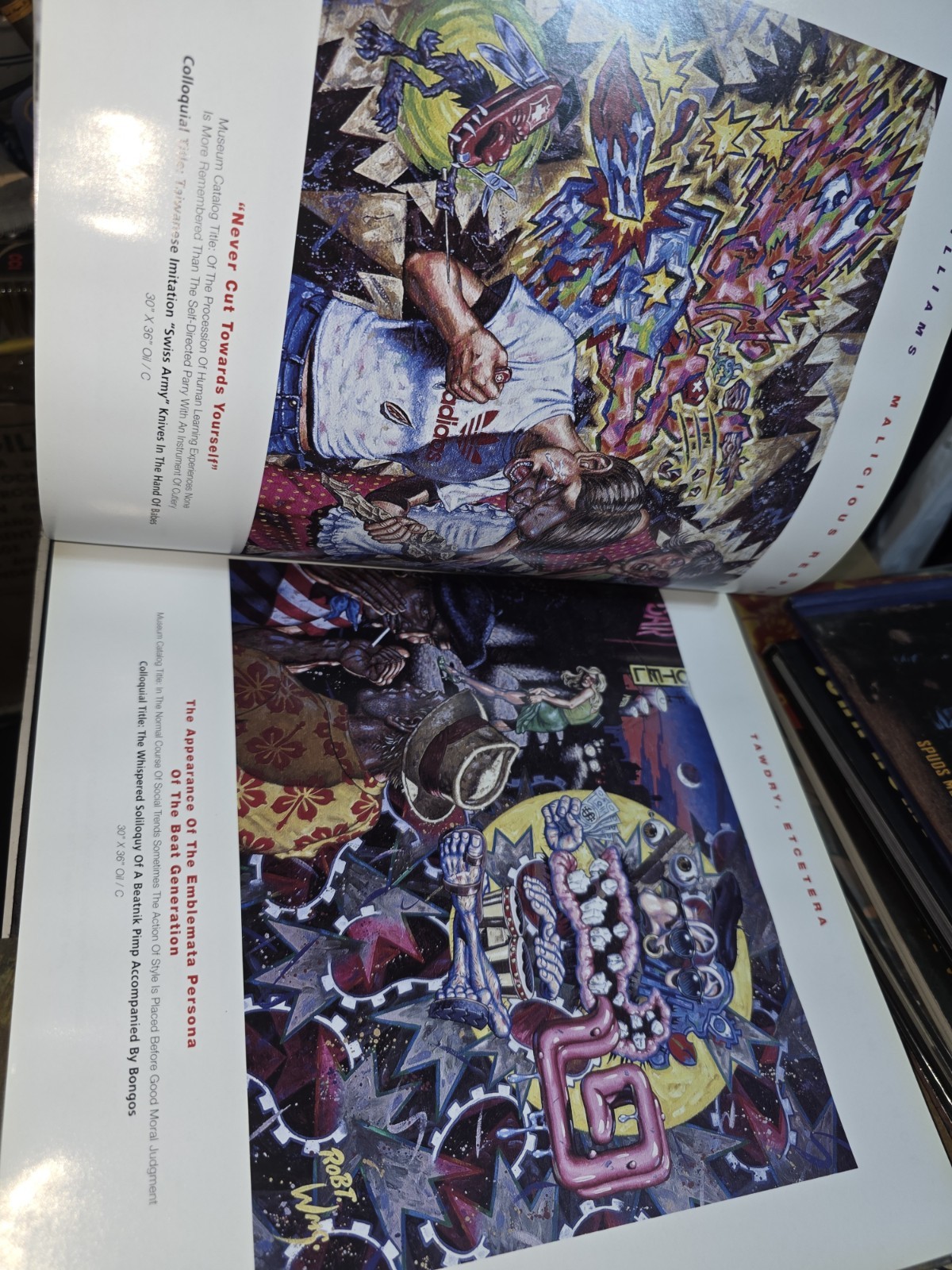 Autographed 1st Edition Malicious Resplendence – Robert Williams SIGNED