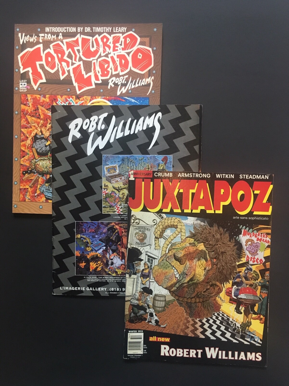 Robert Williams SIGNED! Views From A Tortured Libido + Catalogue/Price List