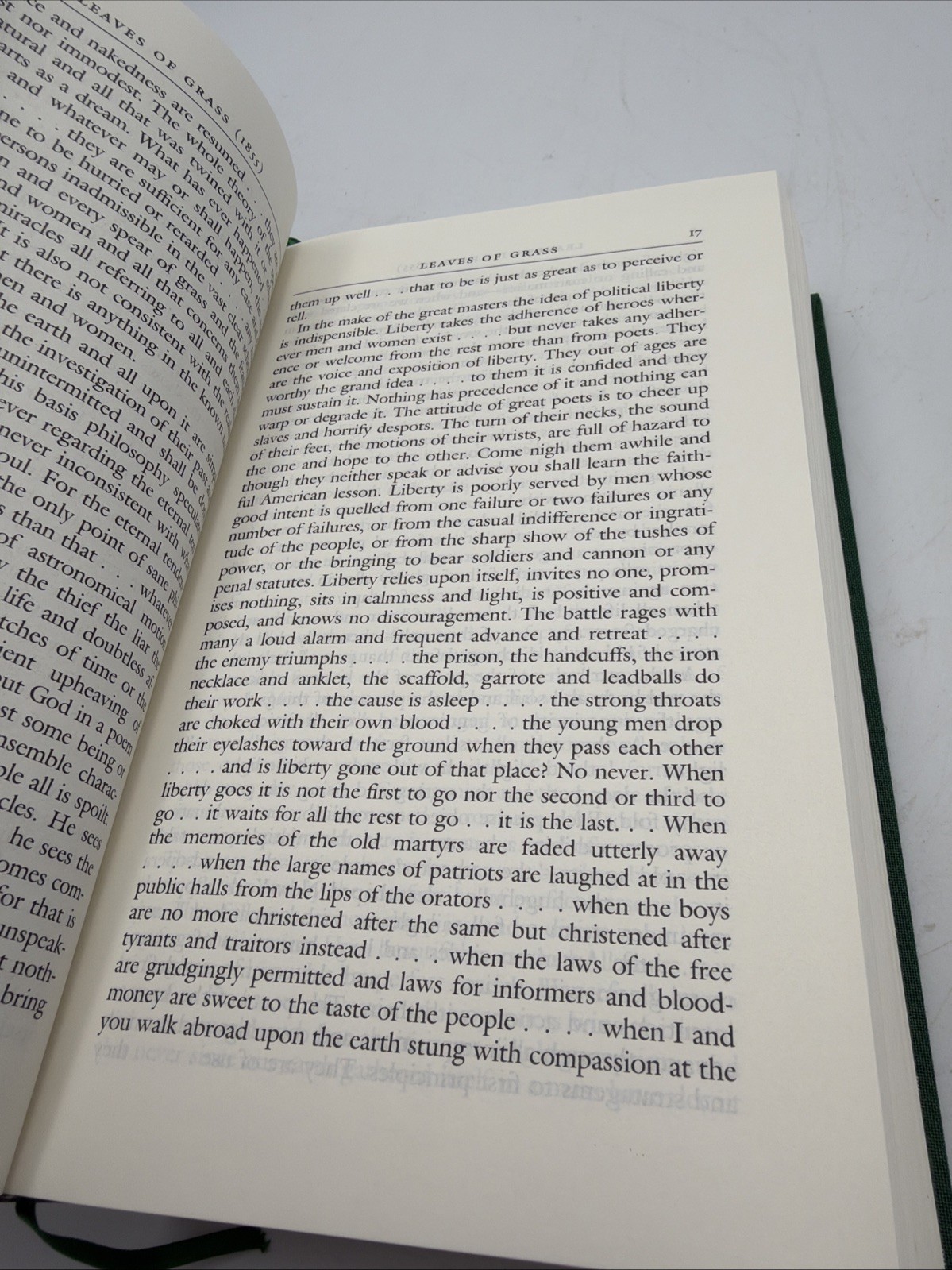 Whitman Poetry and Prose Library of America Hardcover 12th Printing