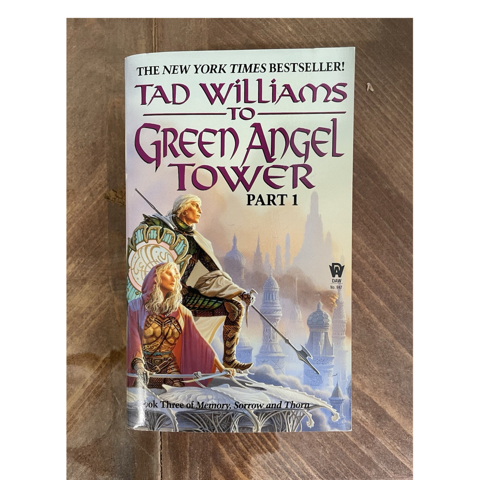 Tad Williams To Green Angel Tower Part 1 Memory, Sorrow & Thorn PB Fantasy DAW