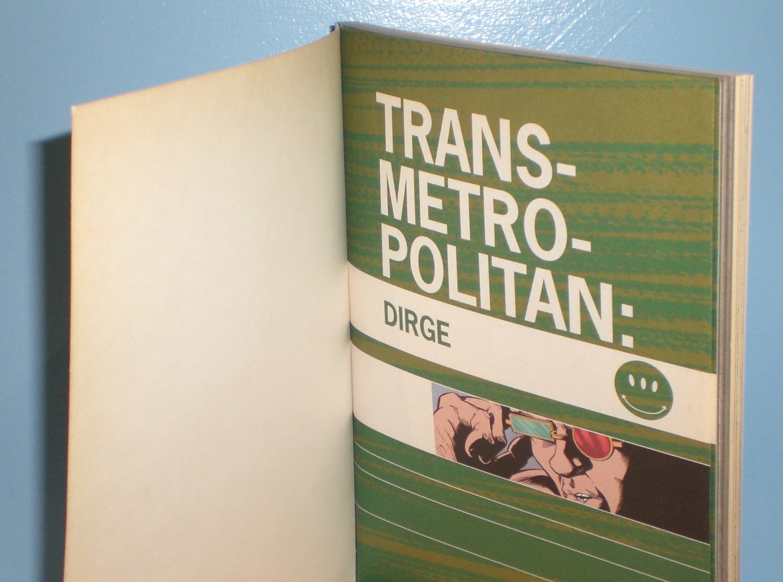 2010 Transmetropolitan 8 Dirge by Warren Ellis Graphic Novel paperback book
