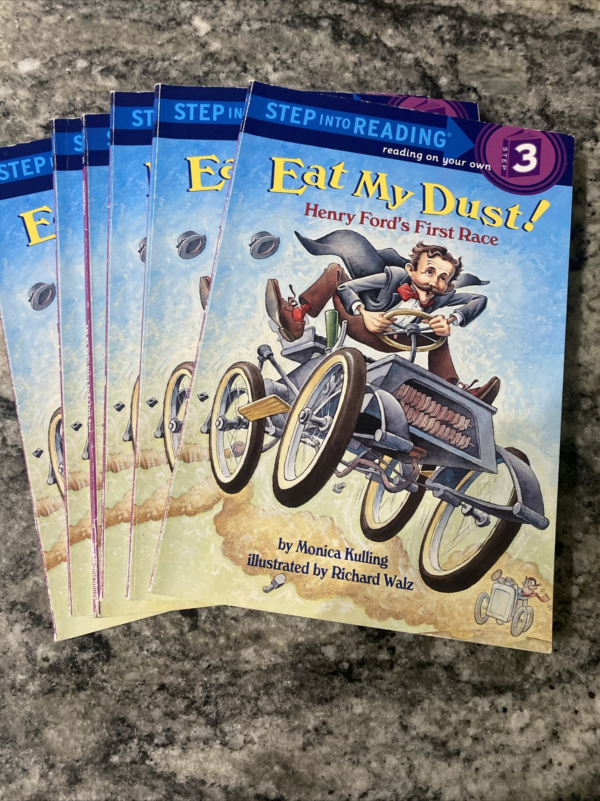SET of 6-Step into Reading Ser.: Eat My Dust! Henry Ford’s First Race