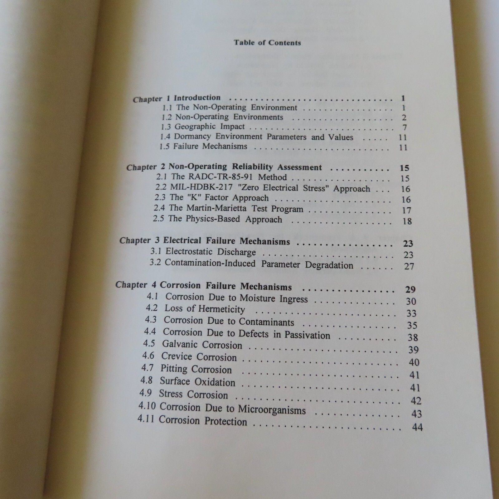 Long-Term Non-Operating Reliability Electronic Products; 1st Ed, Judy Pecht 1995