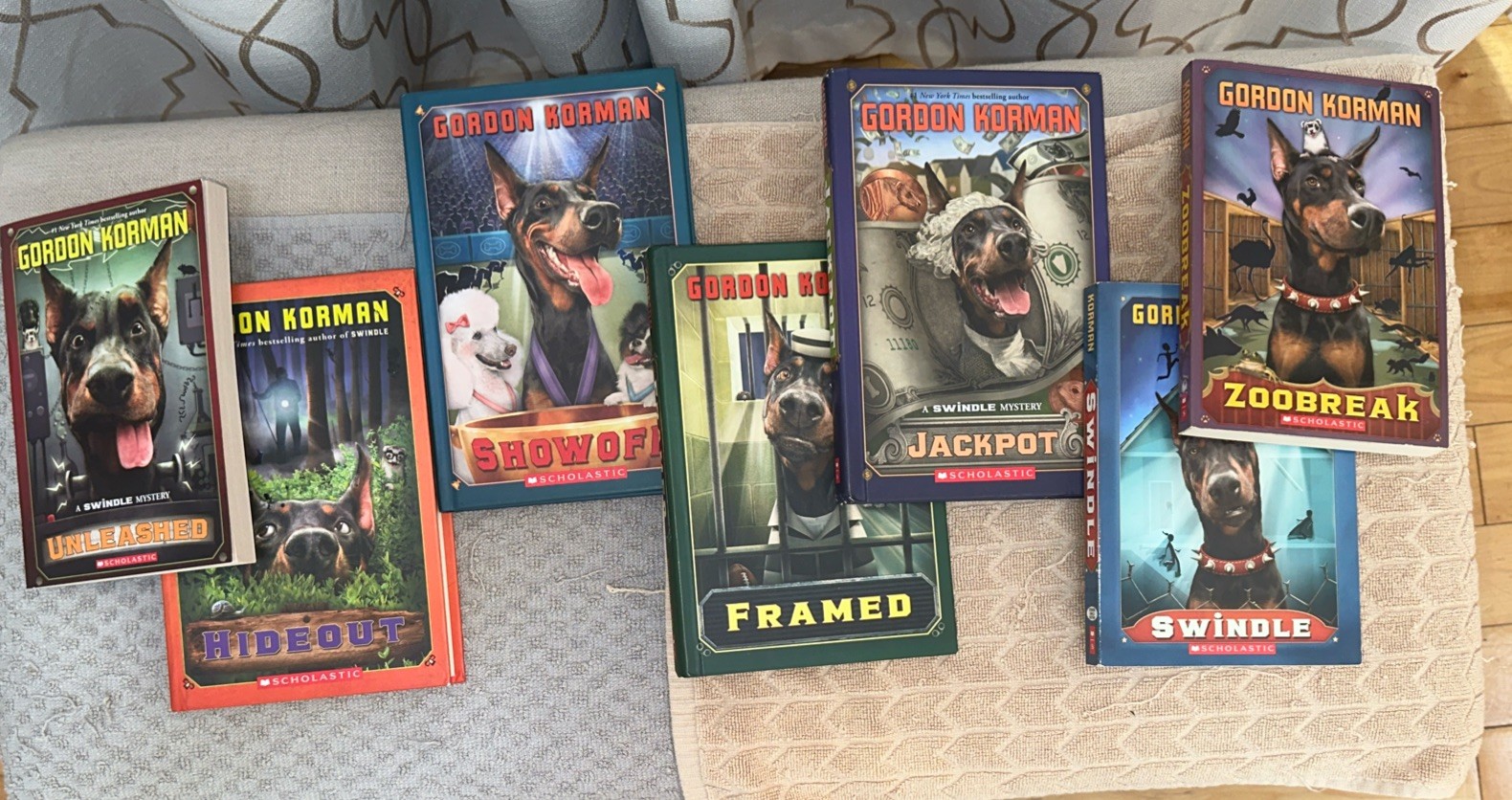 Lot of 7 Gordon Korman 4 Hardback And 3 Paperback Books