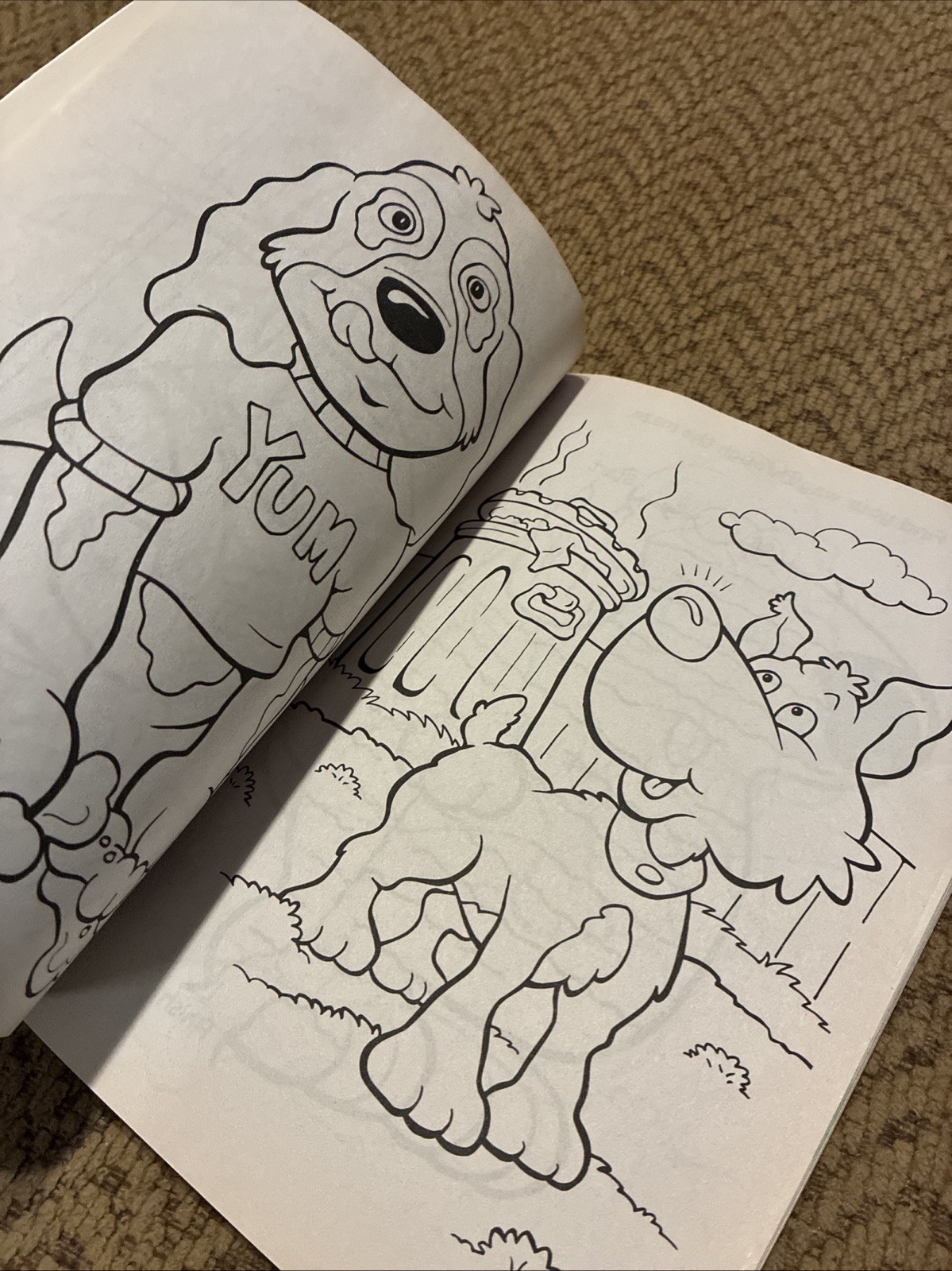 Bendon Playful Puppies Giant Coloring Activity Book Tear Share 150+ Pages New