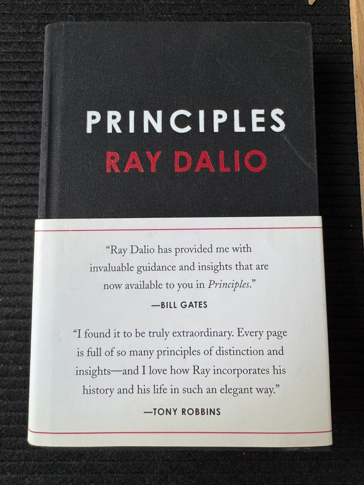 Principles: Life and Work by Dalio, Ray Hardcover 1st Edition