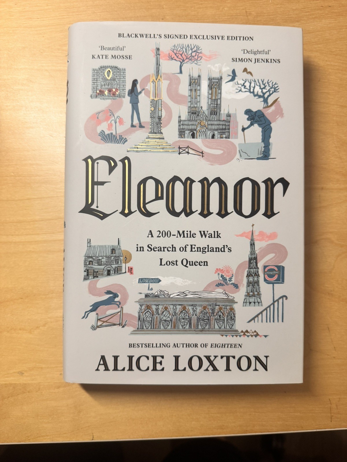 SIGNED Eleanor STENCILLED EDGES Alice Loxton 1st Edition HB Blackwells Exclusive