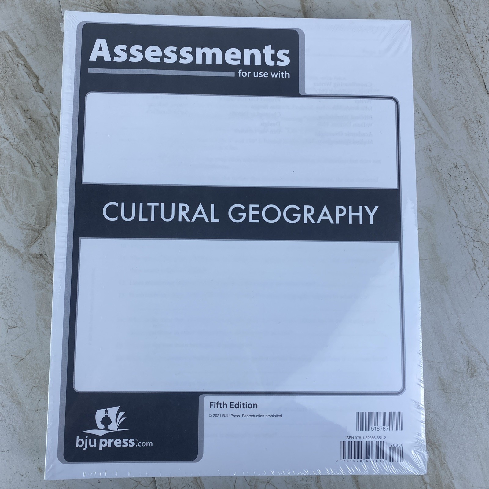 BJU Press – Cultural Geography Assessments 5th Ed 518787 BRAND NEW