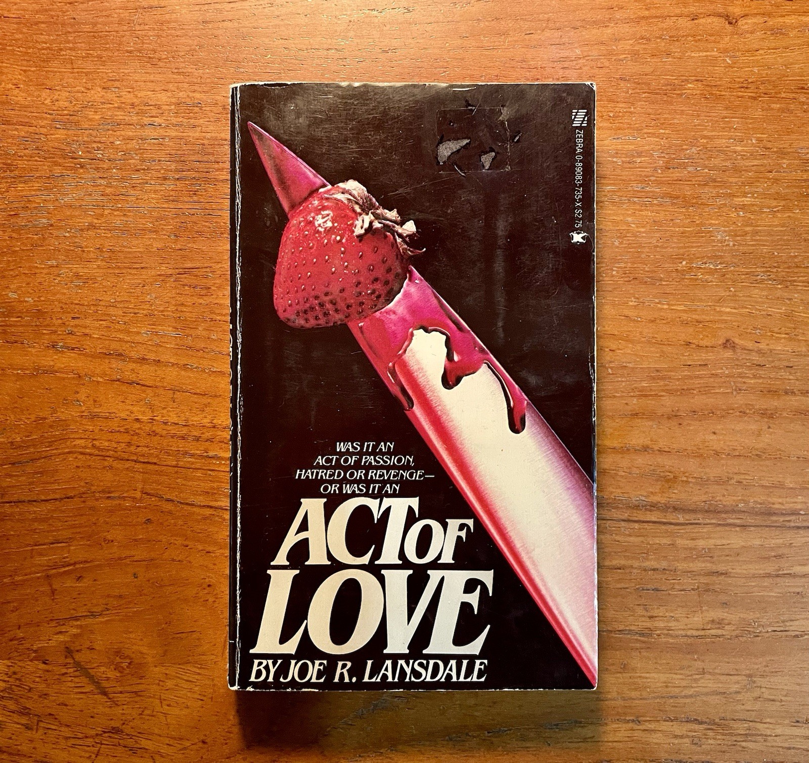 Act of Love by Joe R. Lansdale 1981 First Edition Paperback Book Horror ZEBRA