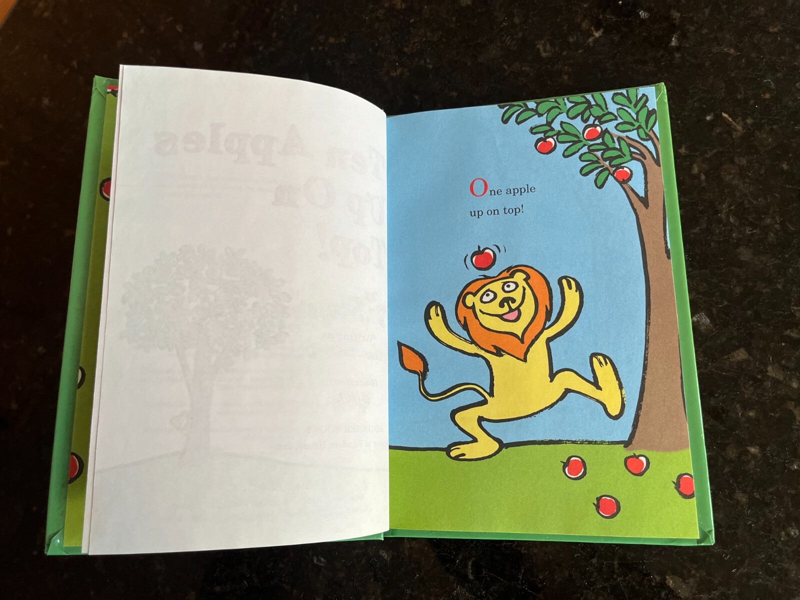 Dr. Seuss Theo LeSieg beginner book Ten apples on top! Hardcover #7 6.25″x8.75″