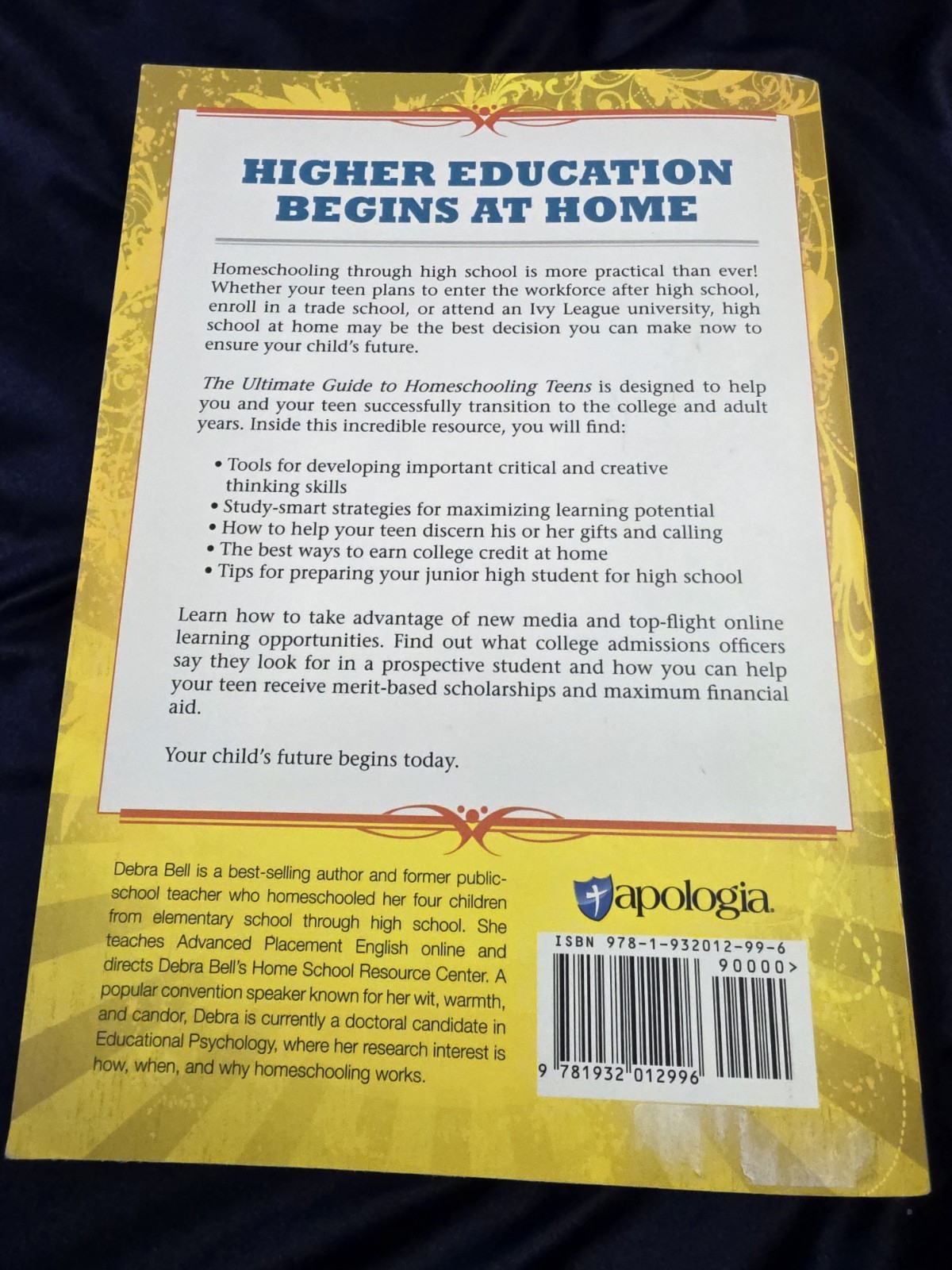 The Ultimate Guide to Homeschooling Teens by Debra Bell High School College